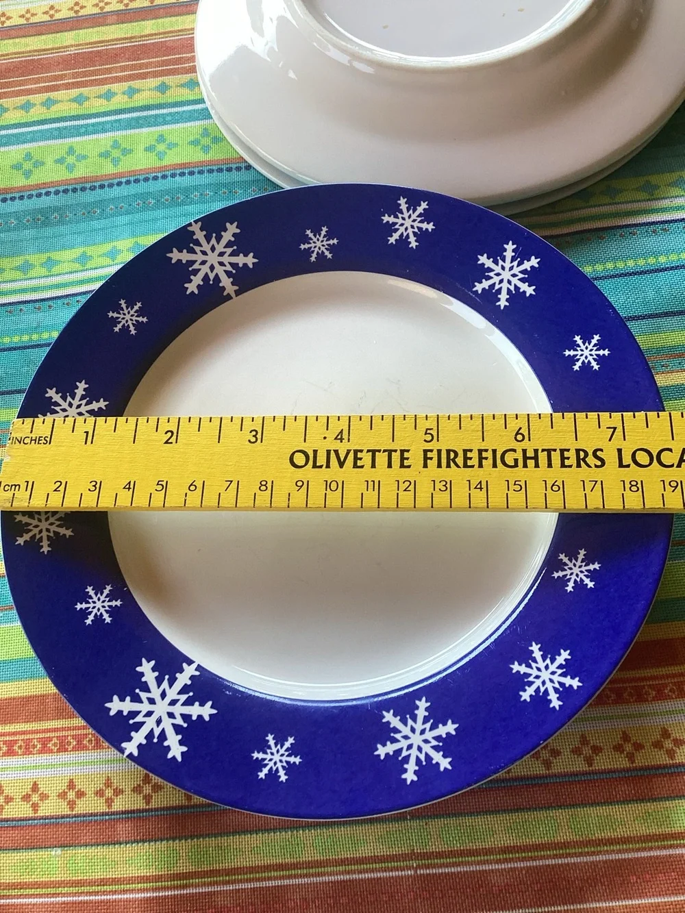 Frosty Friends Vintage Salad/Dessert Plates - set of 3